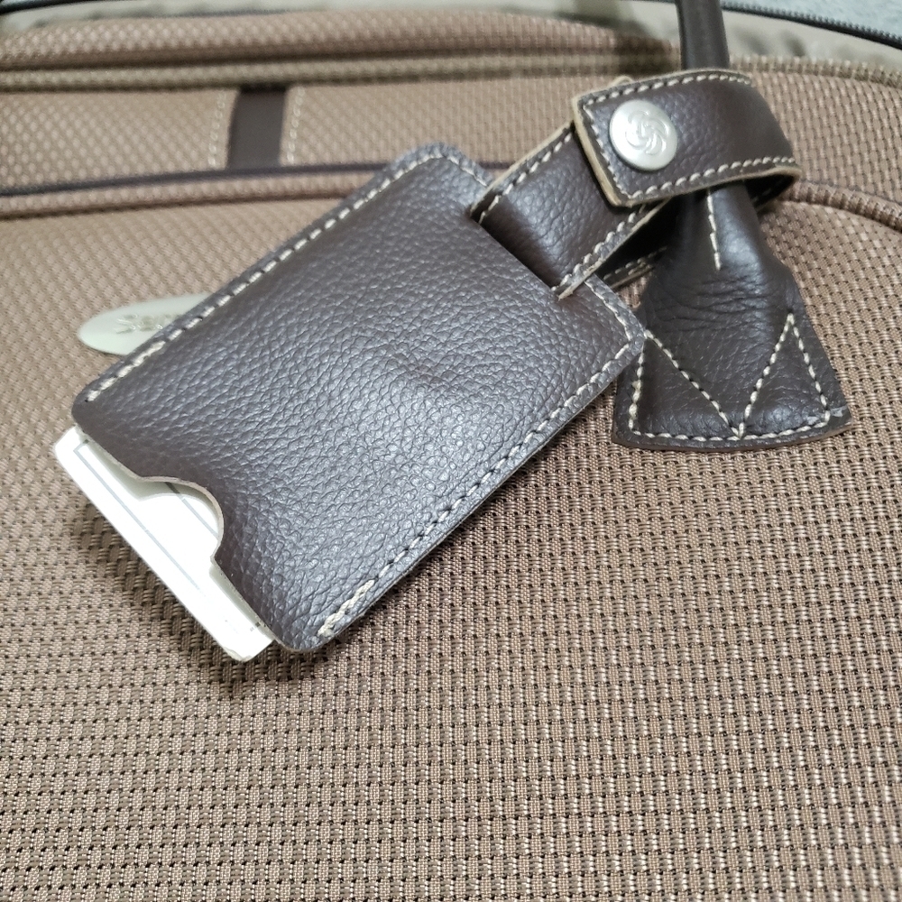 Samsonite Wheat Brown Briefcase - Picture 9 of 16